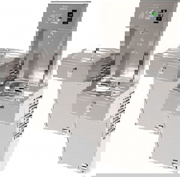 Floor Standing Water Cooler & Fountain: 8 GPH Cooling Capacity